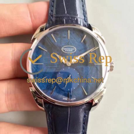 Replica Parmigiani Fleurier Tonda 1950 PFC267-1000600-HA3141 Stainless Steel Meteorite Blue Dial Swiss PF701