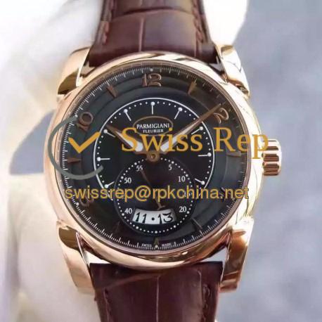 Replica Parmigiani Fleurier Kalpa Tonda PF012506 Rose Gold Black Dial Swiss PF331