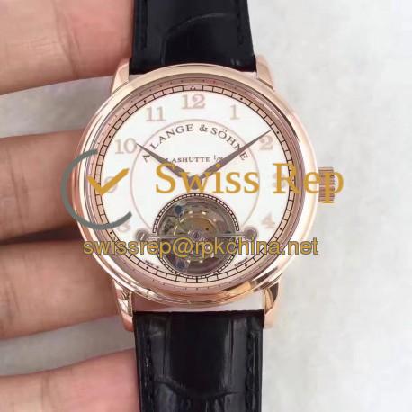 Replica A. Lange & Sohne 1815 Tourbillon 730.032 LH Rose Gold White Dial Swiss L102.1