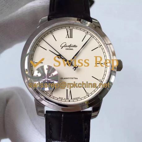 Replica Glashutte Original Senator Excellence 1-36-01-01-02-01 GF Stainless Steel White Dial Swiss Calibre 36-01