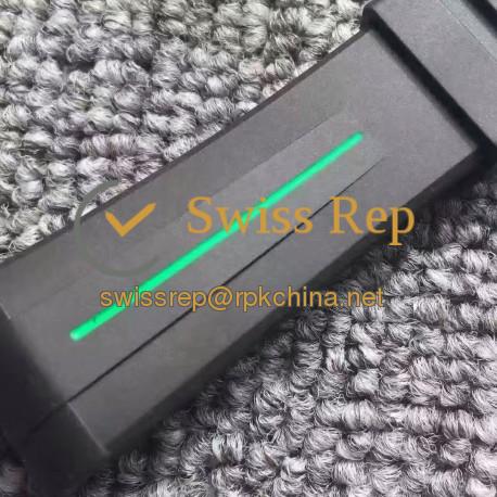 Replica Rolex Black & Green Rubber B Strap for Submariner