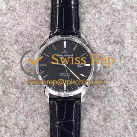 Replica Jaeger-LeCoultre Geophysic True Second 8018420 N Stainless Steel Black Dial Swiss Calibre 770