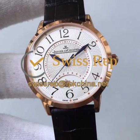 Replica Jaeger-LeCoultre Ladies Rendez-Vous Night & Day Large 3612420 38MM N Rose Gold White Dial Swiss 898D/1