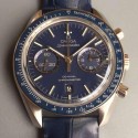 Replica Omega Speedmaster Professional Chronograph Stainless Steel Blue Dial Swiss 9300