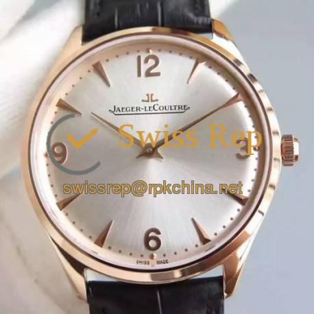 Replica Jaeger-LeCoultre Master Control 1833 Ultra Thin Q1348120 N Rose Gold Silver Dial Swiss Calibre 849