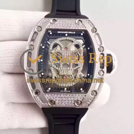 Replica Richard Mille RM052 SF Titanium & Diamond Diamond Skull Dial Swiss M6T51