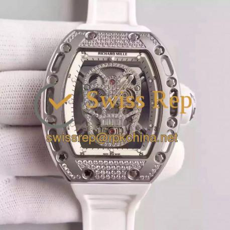 Replica Richard Mille RM052 SF Titanium & Diamond Diamond Skull Dial Swiss M6T51