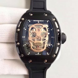 RM052 SF PVD Gold Skull Dial M6T51