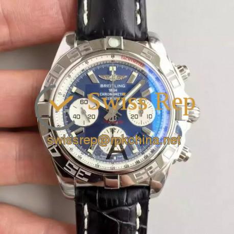 Replica Breitling Chronomat 44 AB011012/C788/435X/A20BA.1 N Stainless Steel Blue Dial Swiss 7750