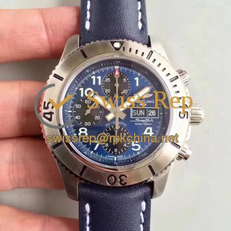 Replica Breitling Superocean Chronograph Steelfish A13341C3/C893/227X/A20BASA.1 N Stainless Steel Blue Dial Swiss 7750