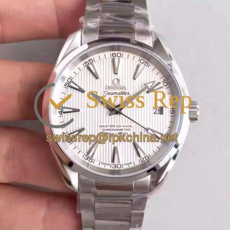 Replica Omega Seamaster Aqua Terra 150M Master Co-Axial 231.10.42.21.02.003 KW Stainless Steel White Dial Swiss 8500