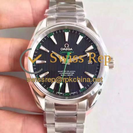 Replica Omega Seamaster Aqua Terra 150M Master Golf Edition 231.10.42.21.01.004 KW Stainless Steel Black Dial Swiss 8500