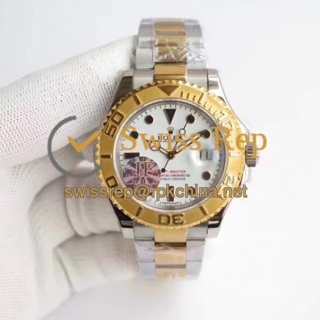 Replica Rolex Yacht-Master 40 116622 JF Stainless Steel & Yellow Gold White Dial Swiss 3135