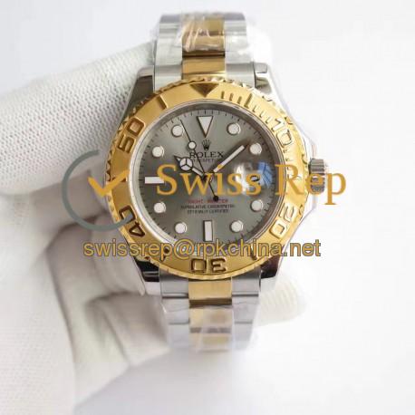 Replica Rolex Yacht-Master 40 116622 JF Stainless Steel & Yellow Gold Anthracite Dial Swiss 3135