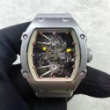 Replica Richard Mille RM27-02 Stainless Steel Grey & Skeleton Dial M9015