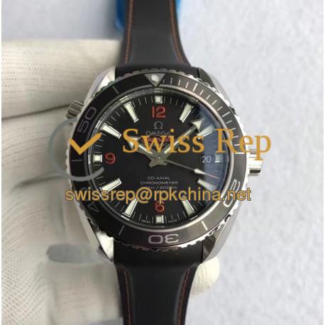 Replica Omega Seamaster Planet Ocean 600M 232.32.46.21.01.005 45.5MM KW Stainless Steel Black Dial Swiss 8500