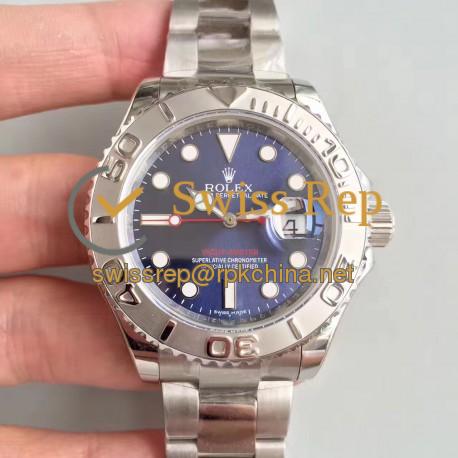 Replica Rolex Yacht-Master 40 116622 EW Stainless Steel Blue Dial Swiss 3135