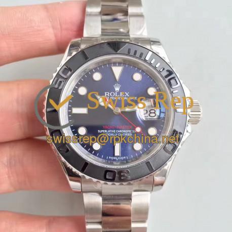 Replica Rolex Yacht-Master 40 116622 EW Stainless Steel Blue Dial Swiss 3135