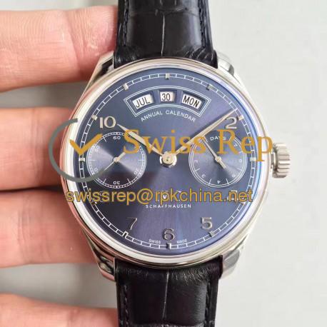 Replica IWC Portugieser Annual Calendar IW503502 YL Stainless Steel Blue Dial Swiss 52850