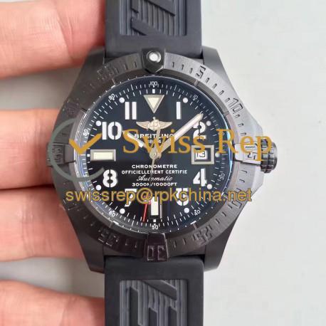 Replica Breitling Avenger II Seawolf A1733110/I519/152S/A20SS.1 Limited Edition PVD Black Dial Swiss 2836-2