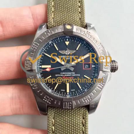 Replica Breitling Avenger Blackbird 44 V1731110/BD74/109W/M20BASA.1 GF Titanium Black Dial Swiss 2824-2