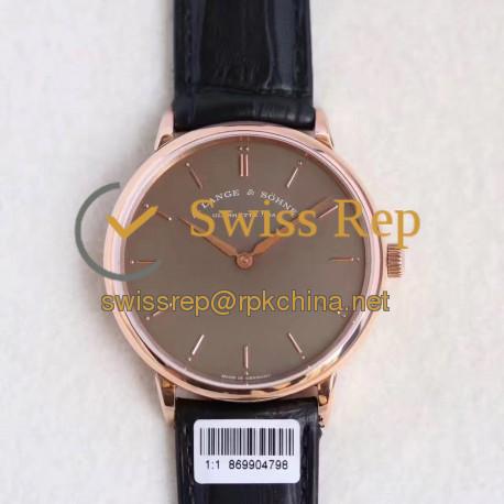 Replica A. Lange & Sohne Saxonia Thin 211.032 V6 Rose Gold Grey Dial M9015