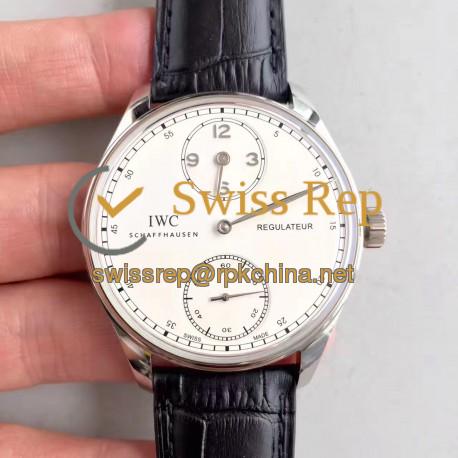 Replica IWC Portugieser Regulateur IW544401 ZF Stainless Steel White Dial Swiss IWC 98245