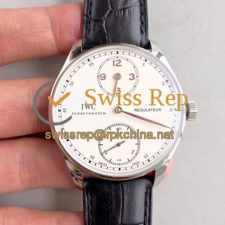 Replica IWC Portugieser Regulateur IW544401 ZF Stainless Steel White & Gold Dial Swiss IWC 98245