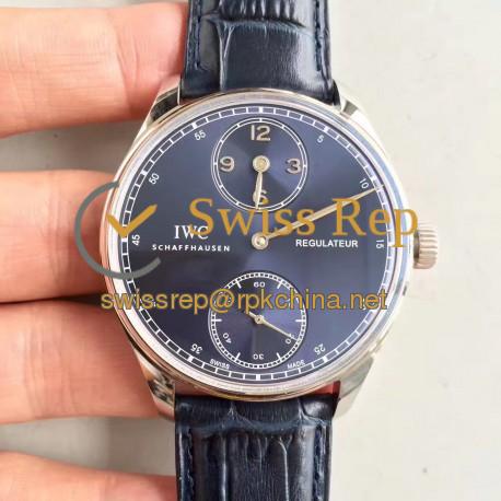 Replica IWC Portugieser Regulateur IW544401 ZF Stainless Steel Blue Dial Swiss IWC 98245