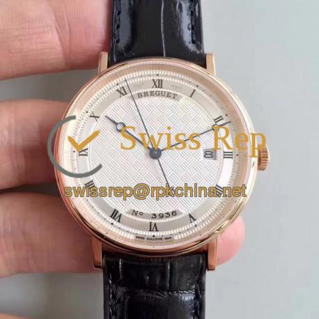 Replica Breguet Classique 5177 FK Rose Gold Silver Dial Swiss Caliber 777Q