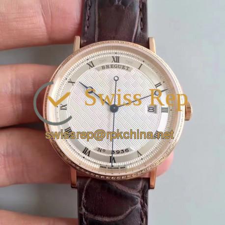 Replica Breguet Classique 5177 FK Rose Gold Silver Dial Swiss Caliber 777Q