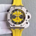 Replica Audemars Piguet Royal Oak Offshore Diver Chronograph 26703ST.OO.A051CA.01 JF Stainless Steel Yellow Dial Swiss 3124