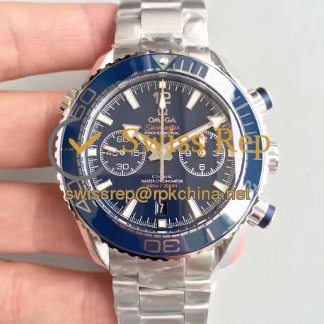 Replica Omega Seamaster Planet Ocean 600M Chronograph 215.30.46.51.03.001 JH Stainless Steel Blue Dial Swiss 9900