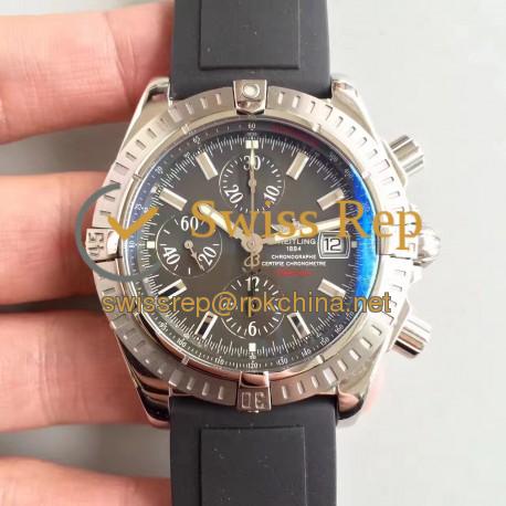 Replica Breitling Avenger Chronograph JF Stainless Steel Grey Dial Swiss 7750