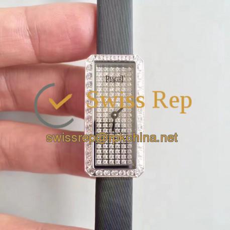 Replica Piaget Ladies Limelight Diamonds G0A39200 N Stainless Steel & Diamonds Diamond Dial Swiss Quartz 56P