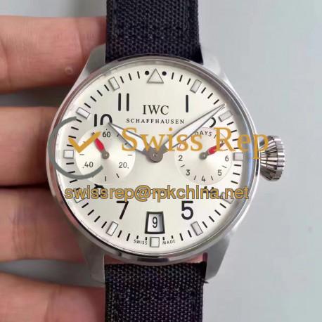 Replica IWC Big Pilot  Deutschen Fussball Bund IW500432 ZF Stainless Steel Silver Dial Swiss 51011