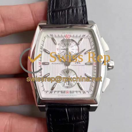 Replica IWC Da Vinci Chronograph IW376403 ZF Stainless Steel White Dial Swiss 89361