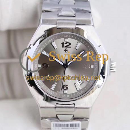 Replica Vacheron Constantin Overseas 47040 N Stainless Steel Rhodium Dial Swiss 2824-2