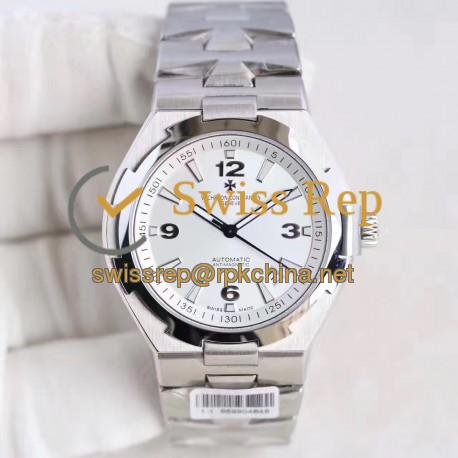 Replica Vacheron Constantin Overseas 47040 N Stainless Steel White Dial Swiss 2824-2