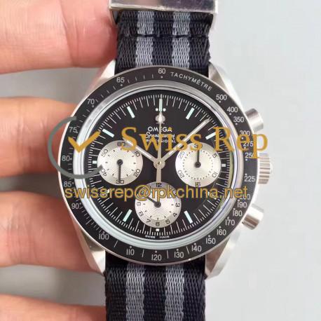 Replica Omega Speedmaster Moonwatch Speedy Tuesday 1978 311.32.42.30.01.001 JH Stainless Steel Black Dial Swiss 1861