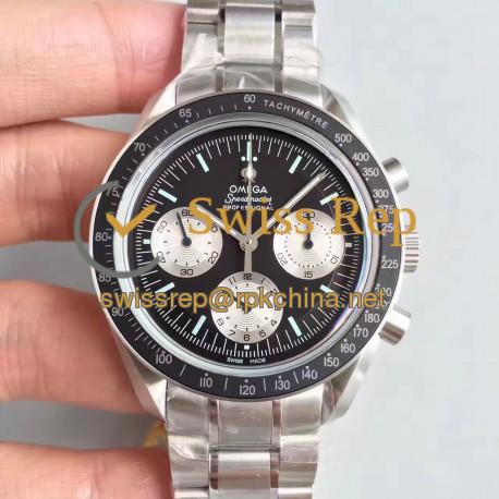 Replica Omega Speedmaster Moonwatch Speedy Tuesday 1978 311.32.42.30.01.001 JH Stainless Steel Black Dial Swiss 1861