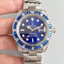 Replica Rolex Submariner Date 116619LB BP Stainless Steel & Diamonds Blue Dial Swiss 2836-2