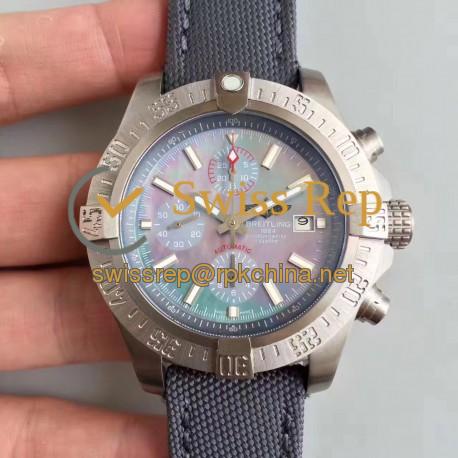 Replica Breitling Avenger Bandit E1338310/M534/253S/E20DSA.2 GF Titanium Mother Of Pearl Dial Swiss 7750