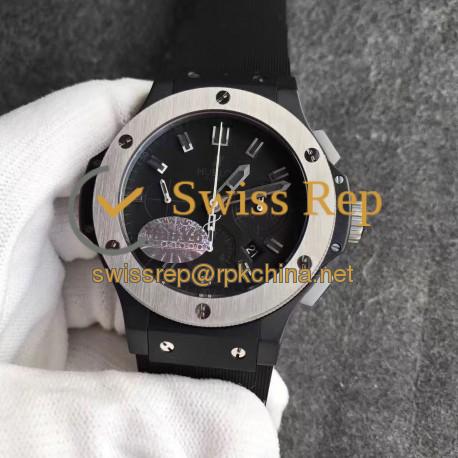 Replica Hublot Big Bang Evolution Ceramic Ice Bang 301.CK.1140.RX HBB V6 Ceramic Black Dial Swiss HUB4100