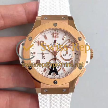 Replica Hublot Big Bang 301.PE.230.RW JF Rose Gold White Dial Swiss HUB4100