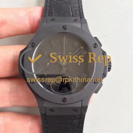 Replica Hublot Big Bang All Black 301.CI.1110.CI JF Ceramic Black Dial Swiss HUB4100